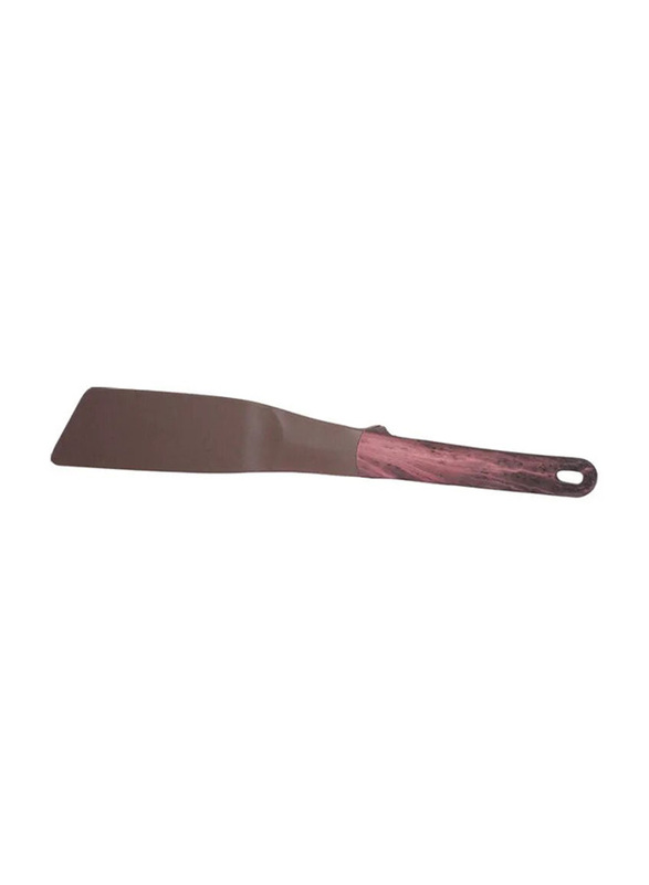 Life Smile 6-Piece Spatula & Turner Set With Stand, Pink/Brown/Black
