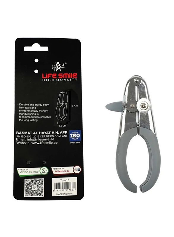 Life Smile High Quality Can Opener, Silver