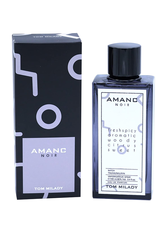 Tom Milady Amanc Noir 100ml EDP for Men