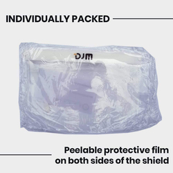 DJM Face Shield, 10 Pieces, White