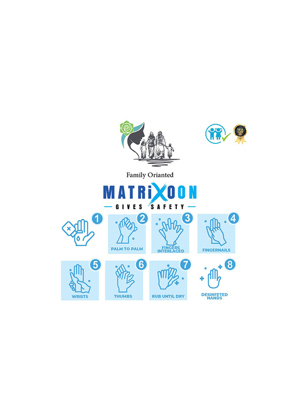 MatrixoOn Hygiene Set, 5L Hand & Surface Sanitizer + 1 Face Shield + 50 Pieces Face Mask