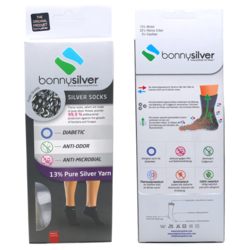 Bonny Silver ACTIVE   Sneaker Socks