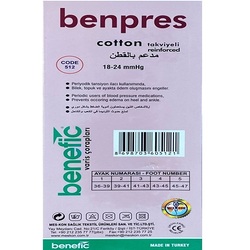 Benpres Cotton Stocking  18-24 mmHg Socks ) Presser Patients