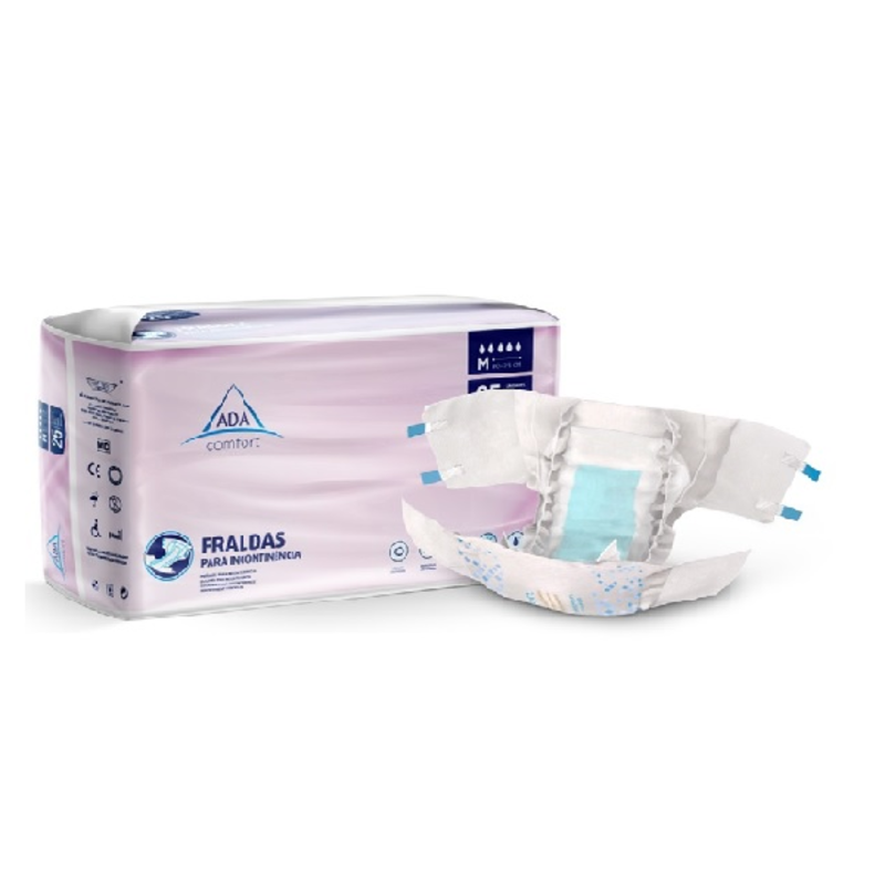 ADA Comfort - Supreme Adult Diaper - Size : Large   ( 110 - 150 CM )  25 Pieces