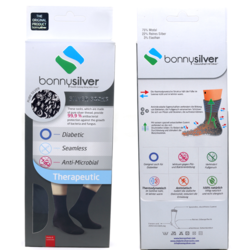 Silver Diabetic Socks - Full Protection