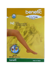 Benefic Medical Compression Stocking, 18-24 mmHg, Size XL, Beige