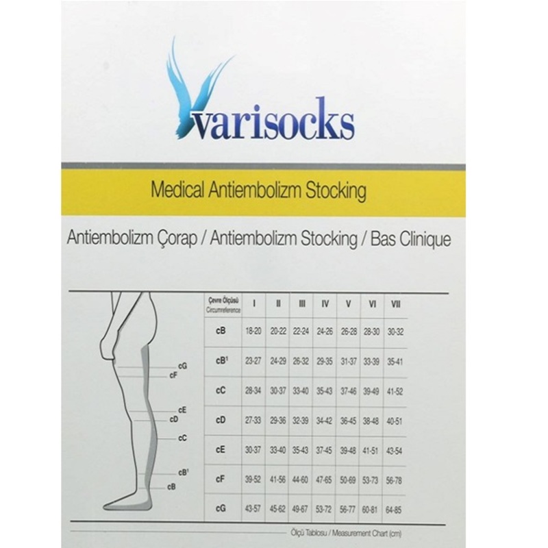 Anti-embolism stocking ,  anti-embolizm  Socks - thigh high knee stockings, venous thrombosis recovery edema compression stockings