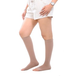 Infragenual Opened Toe  Stocking  , Short compression stockings o for varicose veins 22-34 mmHg ( Knee Short Stocking ) Socks