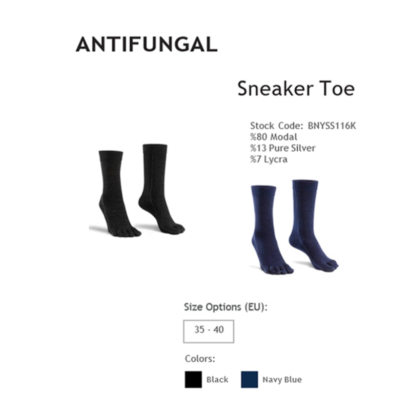 Antifungal - Crew Toe  Socks