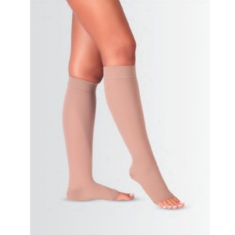 

VARISOCKS Infragenual Opened Toe Stocking , Short compression stockings o for varicose veins 22-34 mmHg ( Knee Short Stocking ) Socks