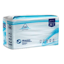 ADA Comfort - Standard Adult Diaper - Size : Large   ( 110 - 150 CM )  25 Pieces