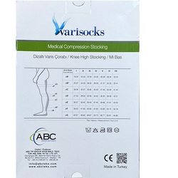 Infragenual Opened Toe  Stocking  , Short compression stockings o for varicose veins 22-34 mmHg ( Knee Short Stocking ) Socks