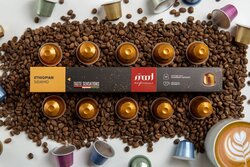 Mood Espresso Ethiopian Sidamo Nespresso Compatible Aluminium Capsules Coffee, 10 Capsules