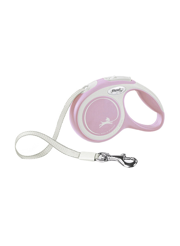 

Flexi Comfort Tape Retractable Safety Dogs Leash, X-Small, 3m, Pink