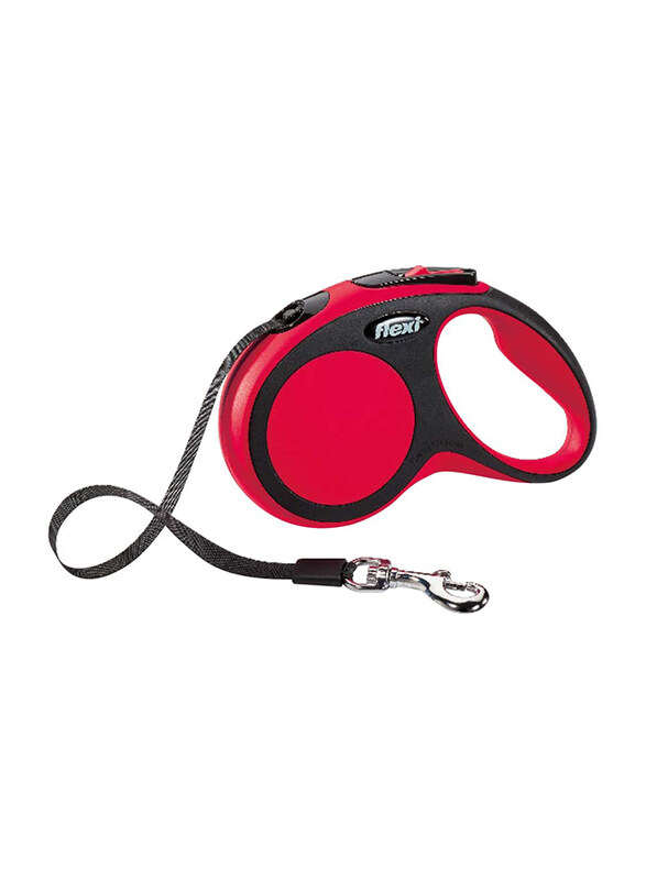 

Flexi Comfort Tape Retractable Safety Dogs Leash, Medium, 5m, Red