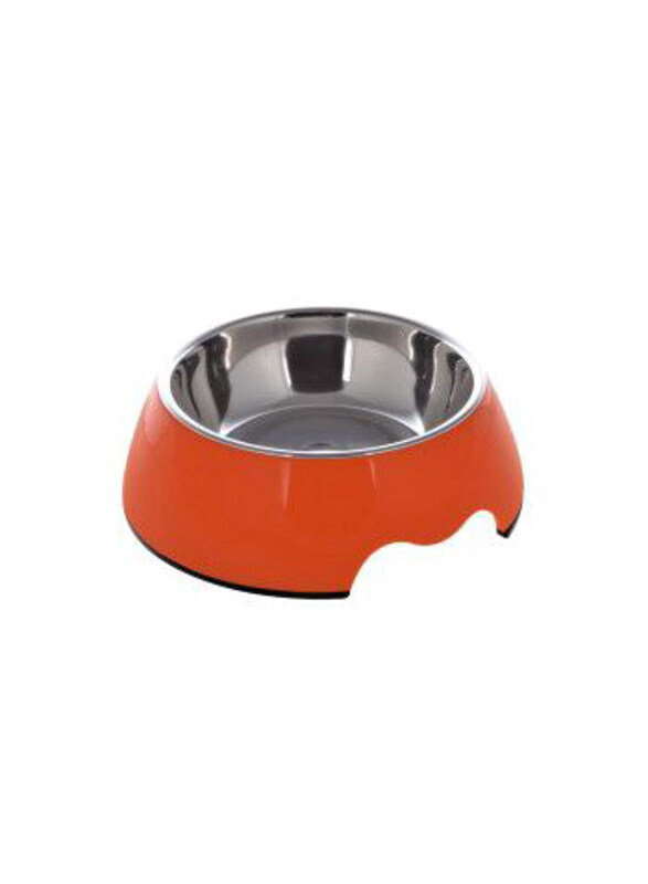 

Nutrapet 700ml Melamine Round Bowl, Large, Orange