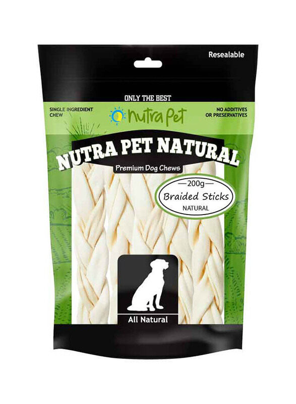 

Nutrapet Braided Sticks Dry Dog Food, 200g