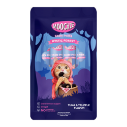 Moochie Fairy Puree Mystic Forest Tuna & Truffle Flavor Cat Pouch Wet Food, 15g