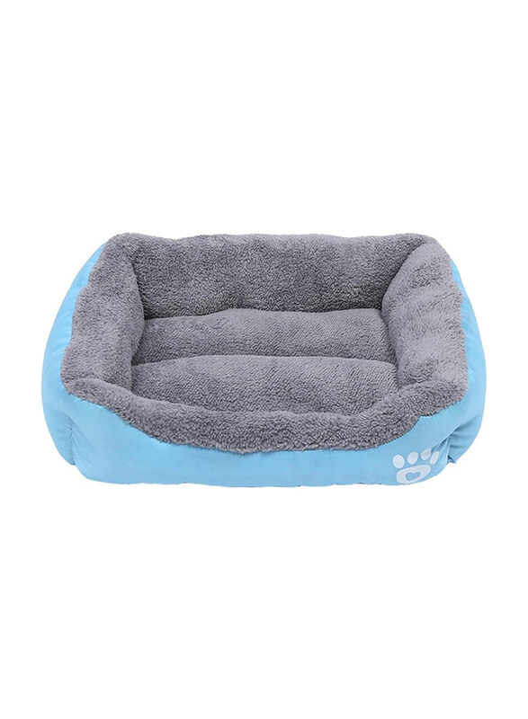 

Grizzly 66 x 50cm Square Dog Bed, Large, Blue