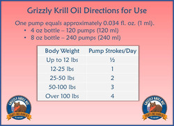 Grizzly Pet Products Liquid Antioxidants Dog Krill Oil, 4oz, White
