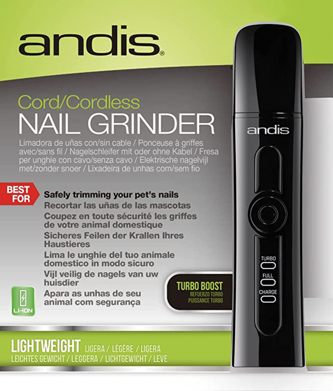 Andis CNG-1 Nail Grinder, Black