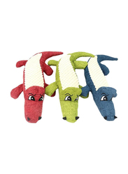 Plush Pet Squeakz Alliz Dog Toy, Multicolour