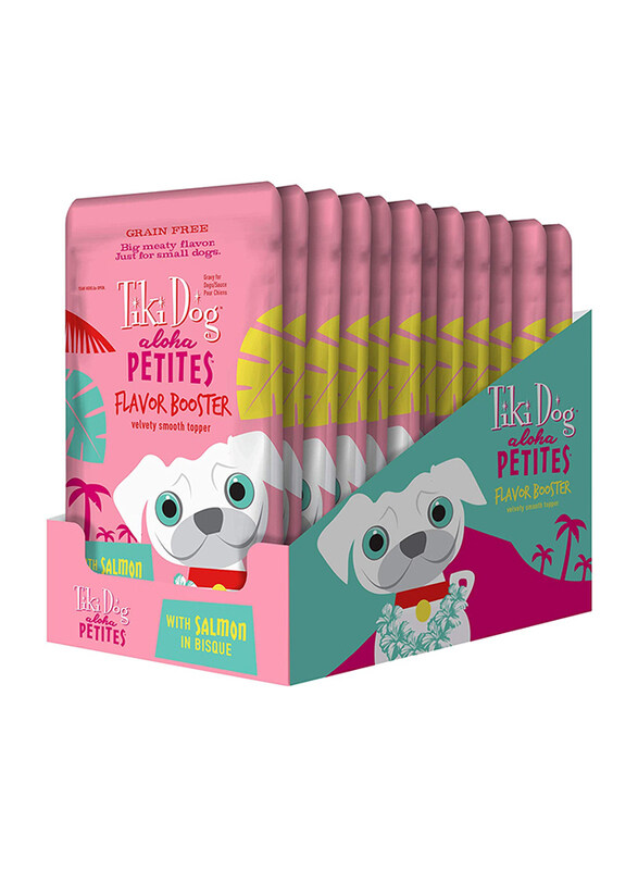 

Tiki Dog Aloha Petites Flavor Booster Bisque Toppers Salmon - 1.5 oz. pouch