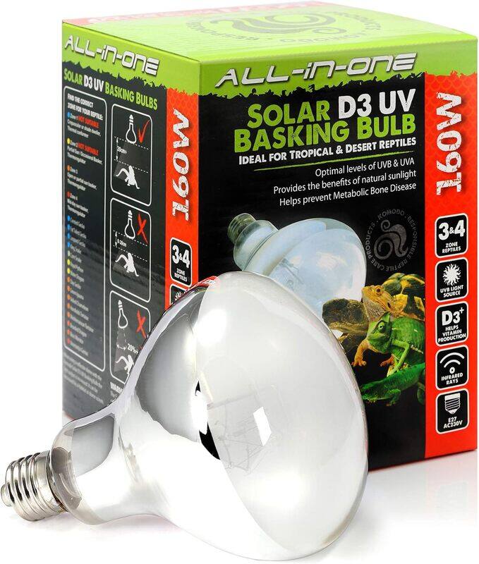 

Komodo Solar D3 UV Basking Bulb 160W