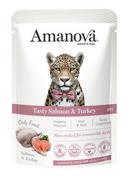 Amanova Wet Adult Cat Tasty Salmon & Turkey, 85g