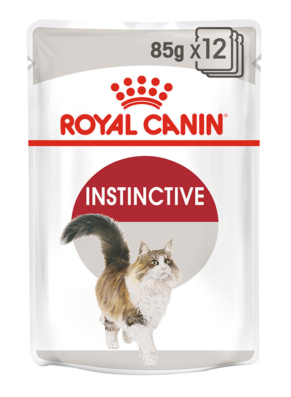 

Royal Canin Feline Health Nutrition Instinctive Cat Jelly Wet Food for Adult, 12 Pouches x 85g