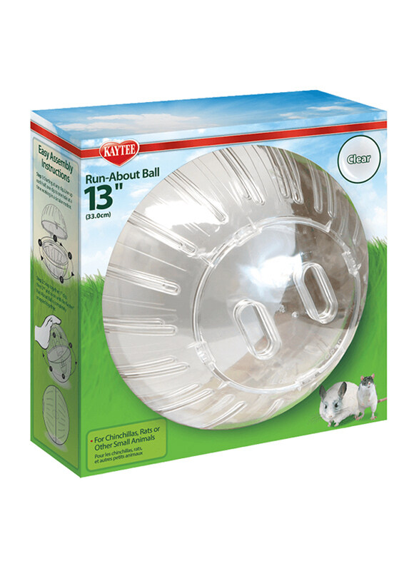 

Kaytee 13-inch Run-About Ball, Clear