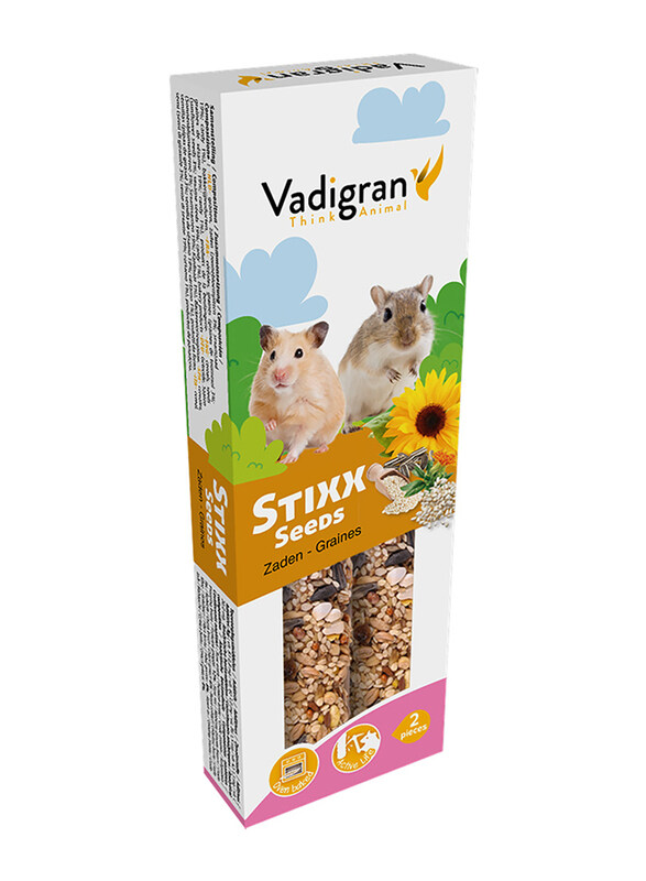 

Vadigran Snack Stixx Hamster & Gerbi Seeds Dry Food, 115g