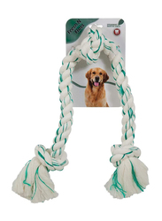 Fresh N Floss Booda 3 Knot Tug Rope Dog Toy, X-Large, Green/White