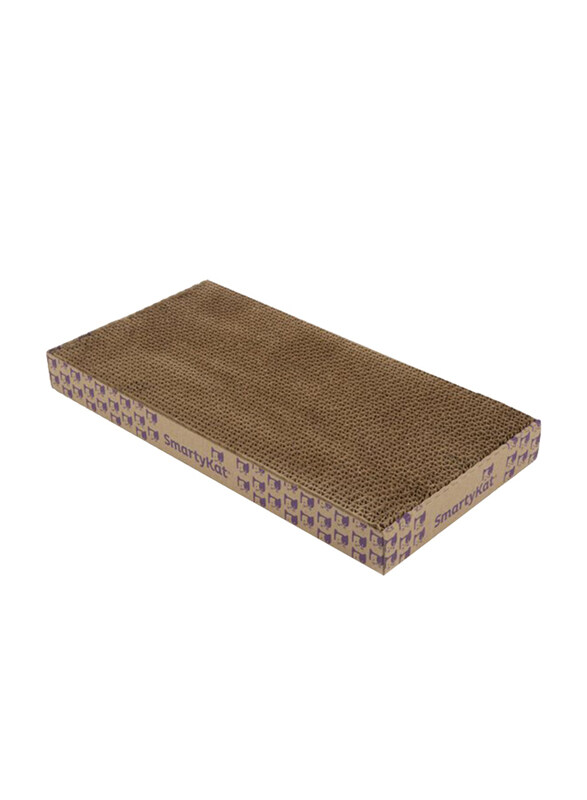 

SmartyKat Super Scratcher X Corrugate Cat Scratcher Hammock & Bed, Brown