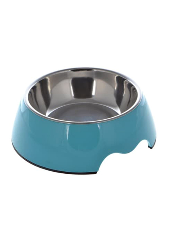 Nutrapet 160ml Melamine Round Bowl, Small, Sky Blue