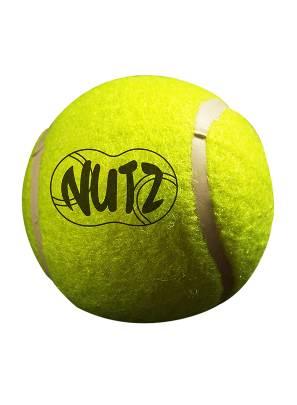 NutraPet Nutz Toys Tennis Balls, Small, 2 Non Squeaker & 1 Squeaker (3 Pieces), Multicolour