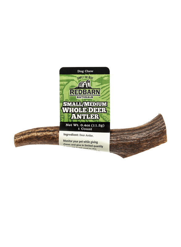 

Red Barn Small/Medium Whole Deer Antler Chews Dog Dry Food, 11.3g