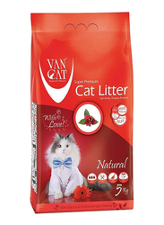 Van Cat Natural Bentonite Clumping Cat Litter, 5kg, White