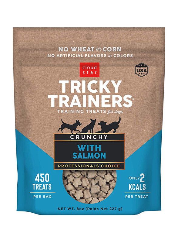 

Cloud Star Tricky Trainers Crunchy Treats with Salmon Dry Dog Food, 227g