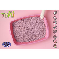 Nutrapet Tofu Clumping Cat Litter, 7 Liters, Lavender