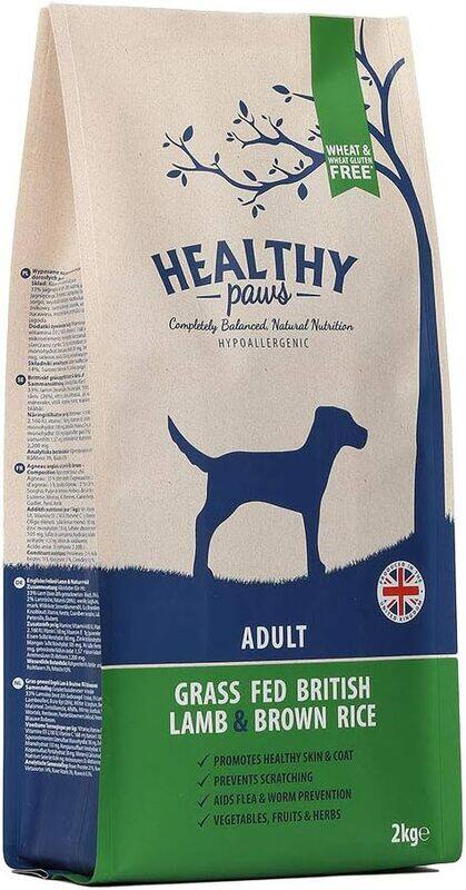 

Healthy Paws Grass Fed British Lamb & Brown Rice Adult 2kg