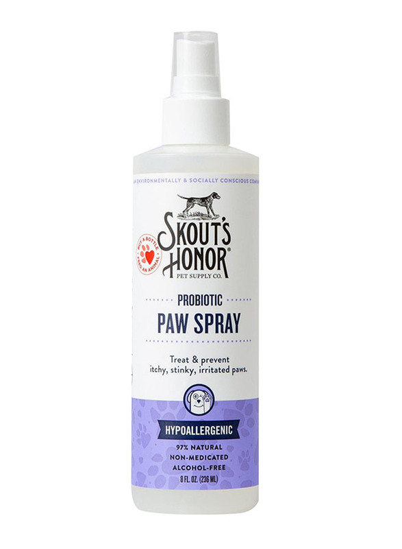 Skout's Honor Probiotic Hypoallergenic Paw Spray, 236ml, White