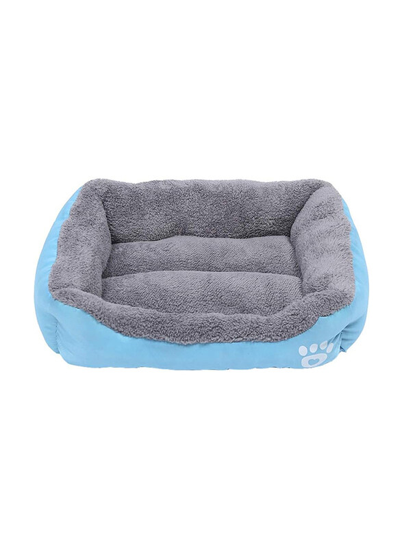 

Grizzly 43 x 32cm Square Dog Bed, Small, Blue