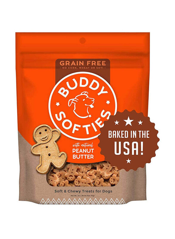 

Buddy Biscuits Grain Free Chewy Treats with Peanut Butter Dry Dog Food, 141g