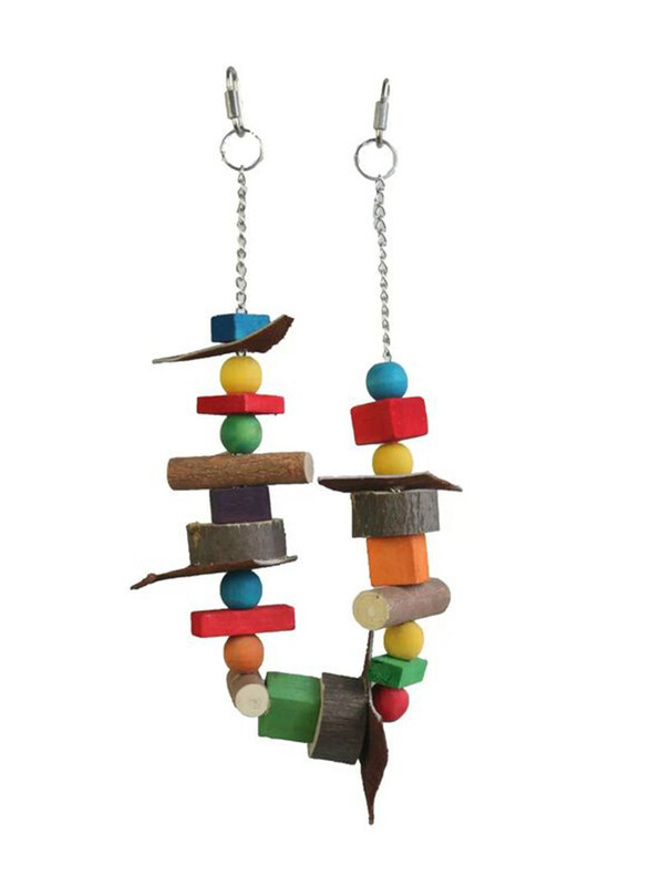 

Nutra Pet Hanging Bird Toy, 33cm, Multicolour