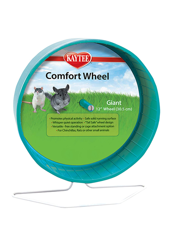 

Kaytee Comfort Exercise Wheel 12-inch for Hillas and Rats, Assorted Colours