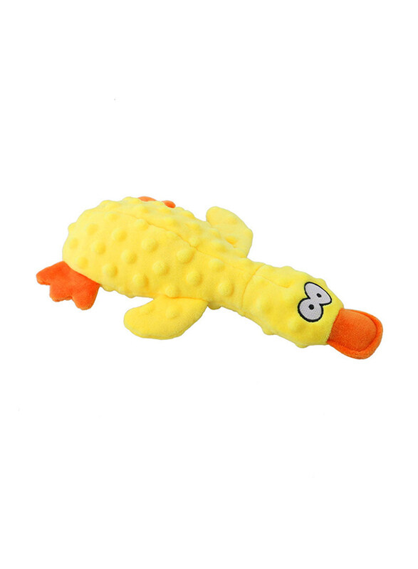 

Plush Pet Squeaky Bird Dog Toy, Multicolour