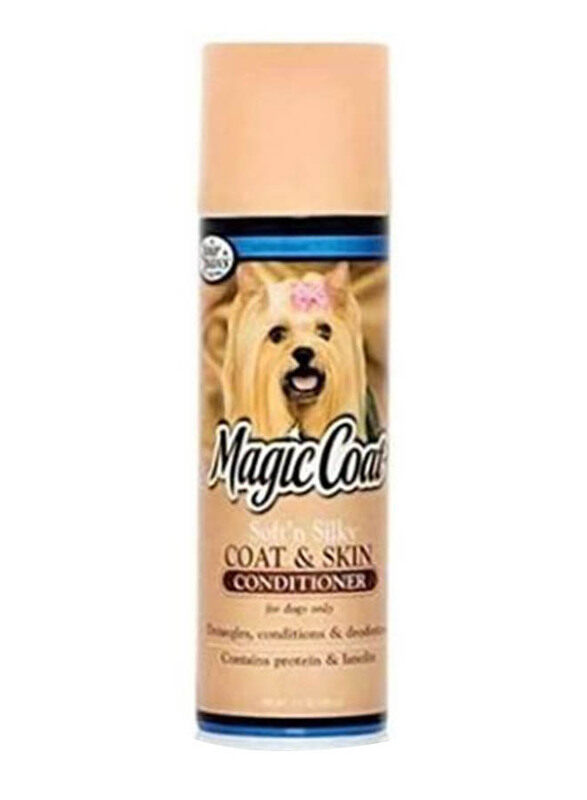 

Four Paws Soft and Silky Coat Skin Dog Conditioner, 207ml, Brown