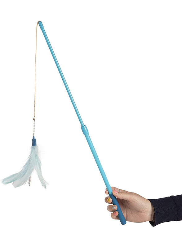 

Smartykat Frisky Flyer Feather Wand Cat Toy, Multicolour