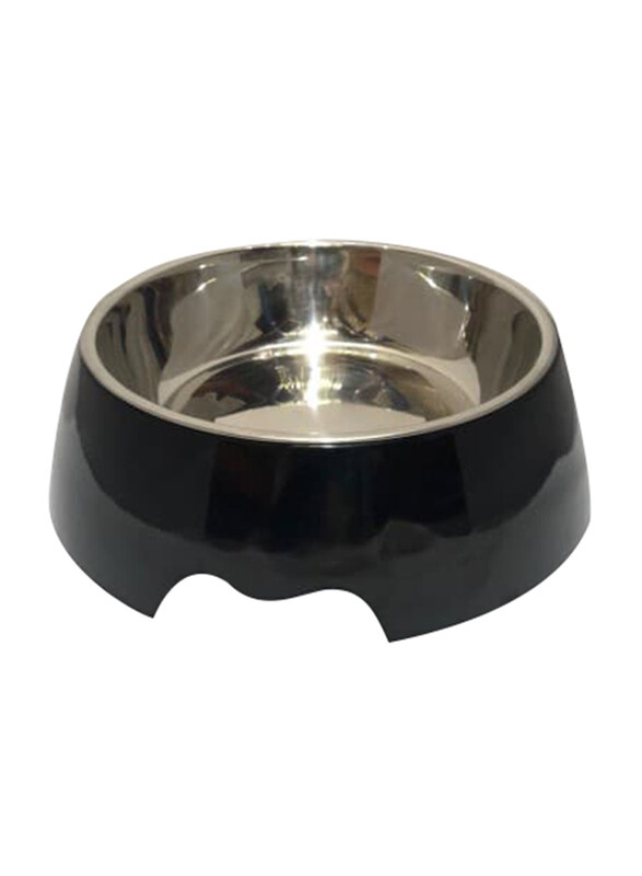 

Nutrapet 350ml Melamine Round Bowl, Medium, Light Black